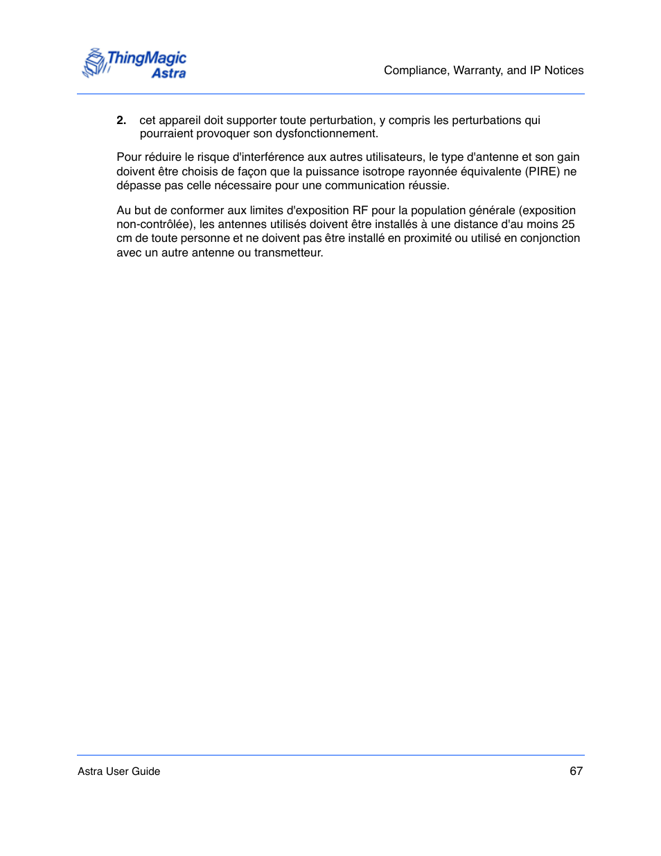 ThingMagic Astra User Manual | Page 67 / 75