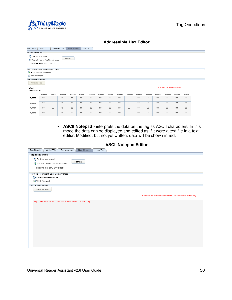 ThingMagic Universal Reader Assistant 2.6 User Manual | Page 30 / 34