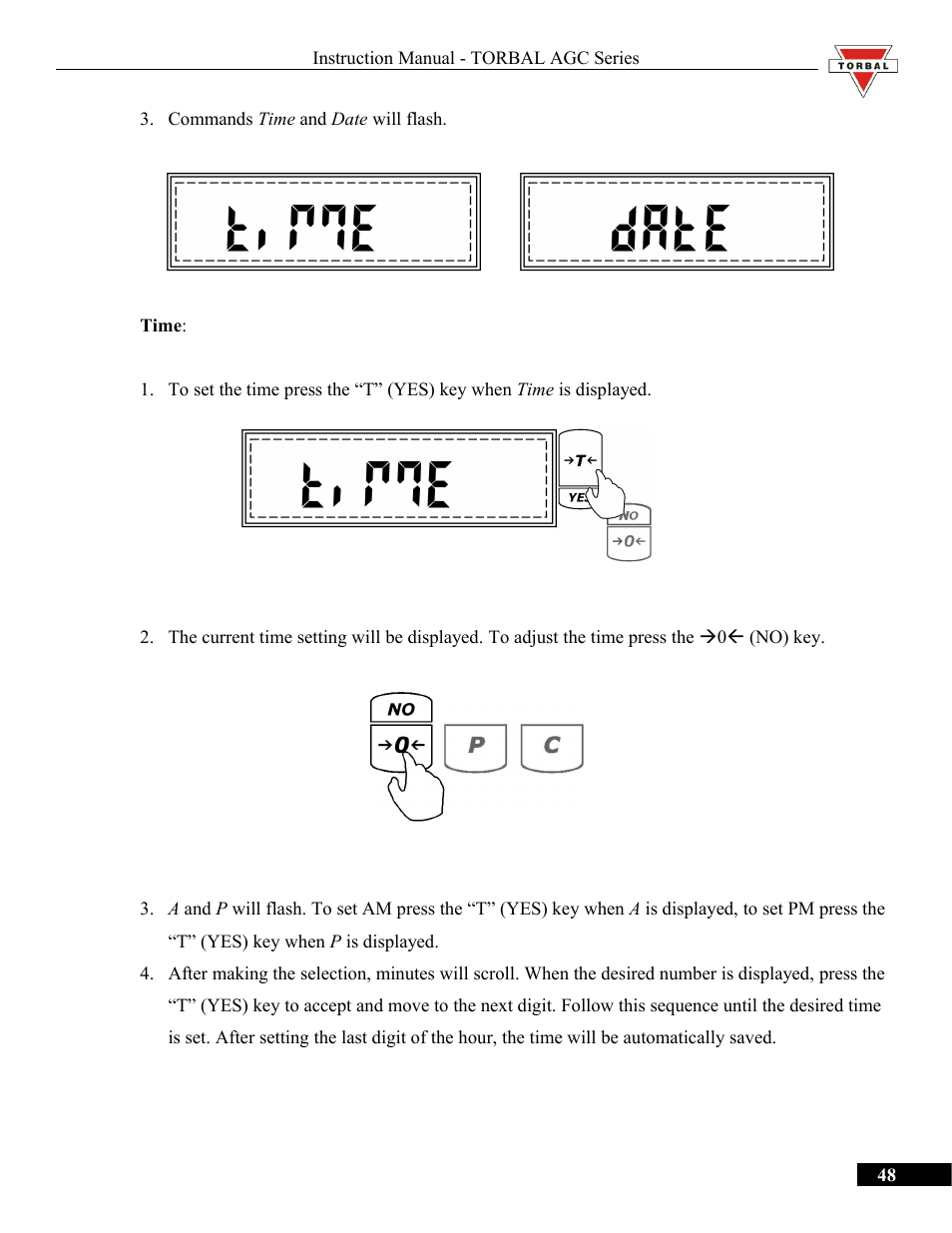 Torbal AGC Series Manual User Manual | Page 48 / 75