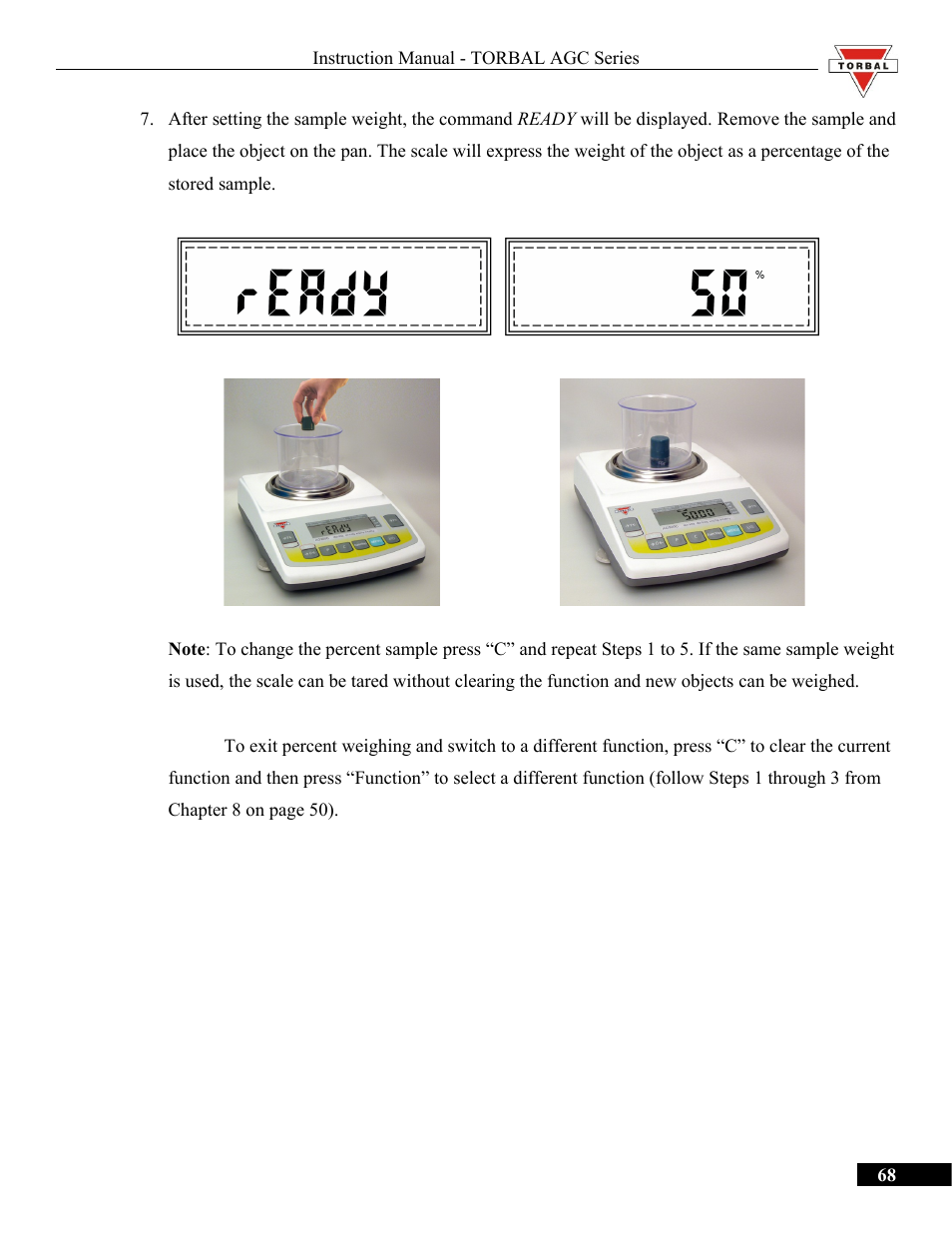 Torbal AGC Series Manual User Manual | Page 68 / 75