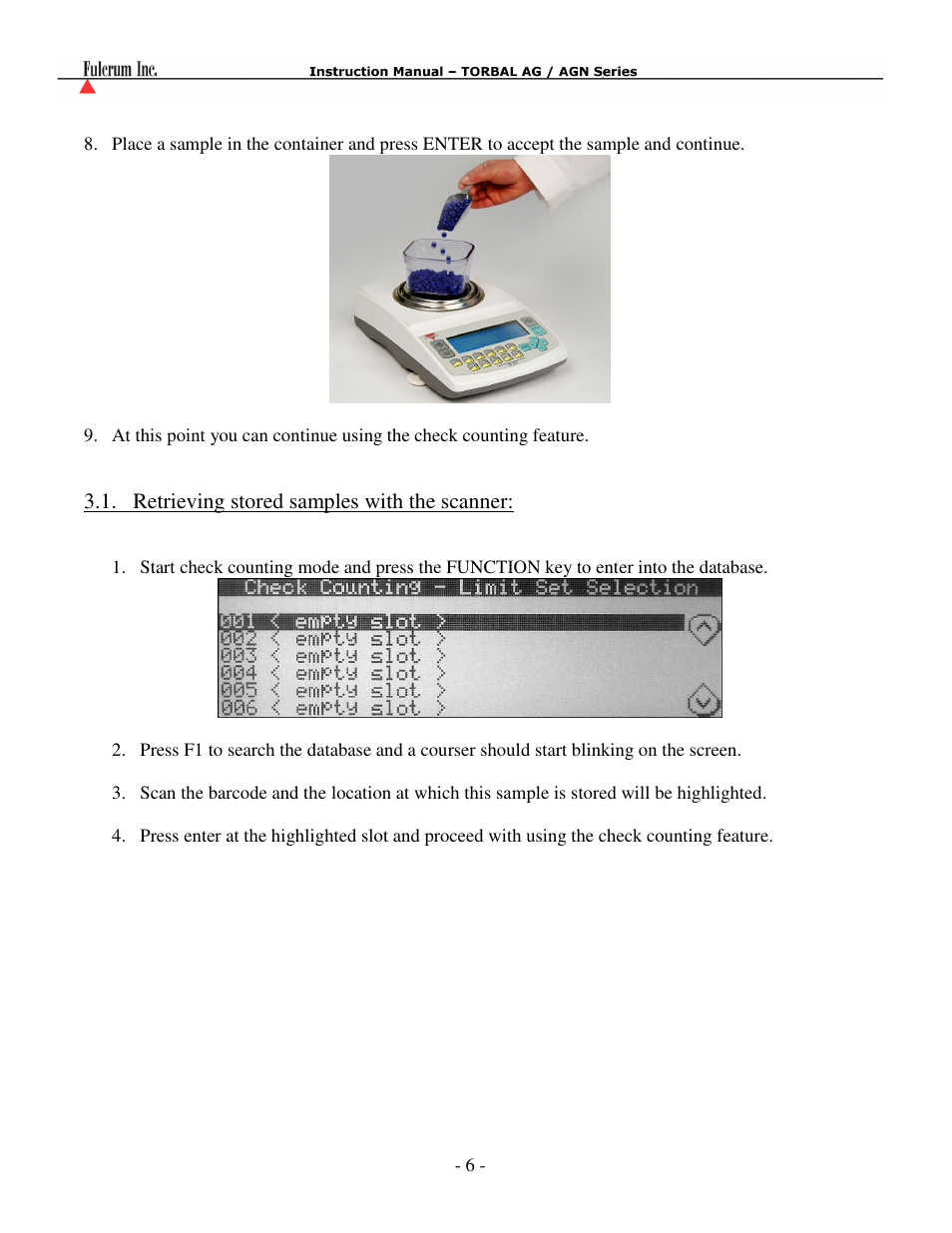 Torbal AG Series User Manual | Page 6 / 12