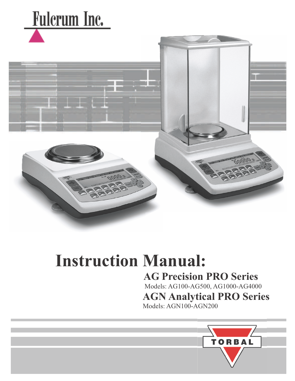 Torbal AGN100 User Manual | 73 pages