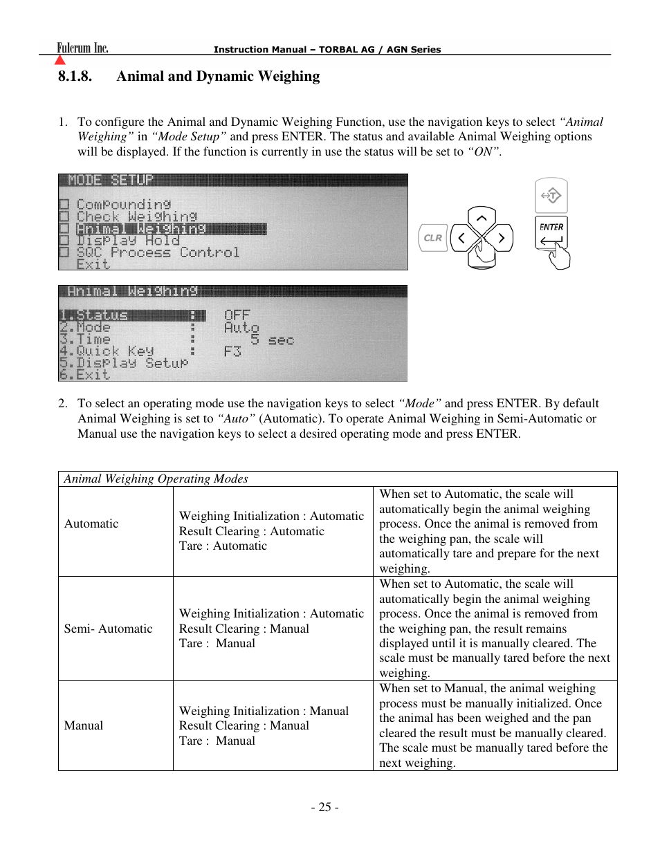 Torbal AGN100 User Manual | Page 26 / 73