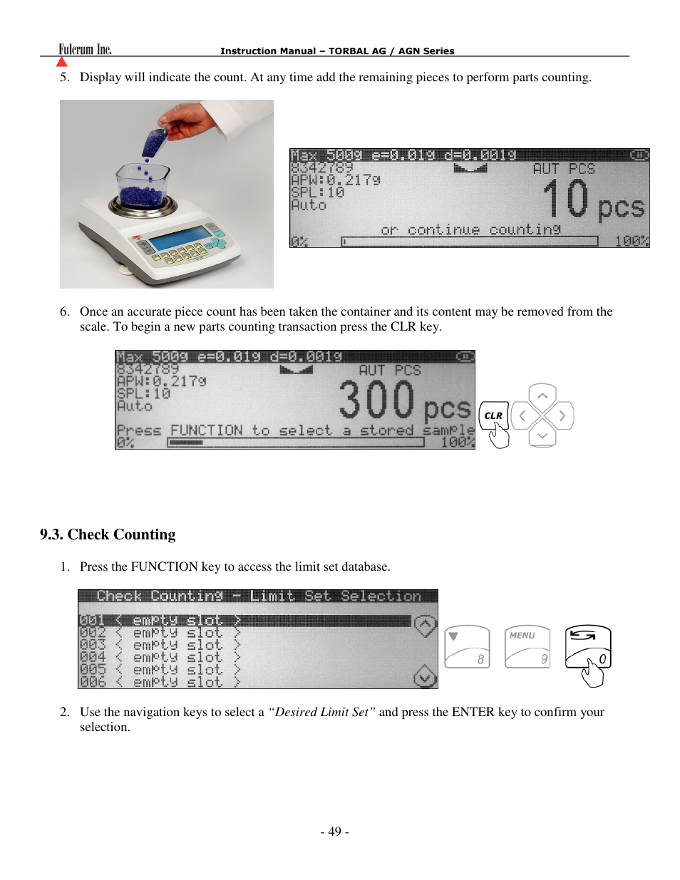 Torbal AGN100 User Manual | Page 50 / 73