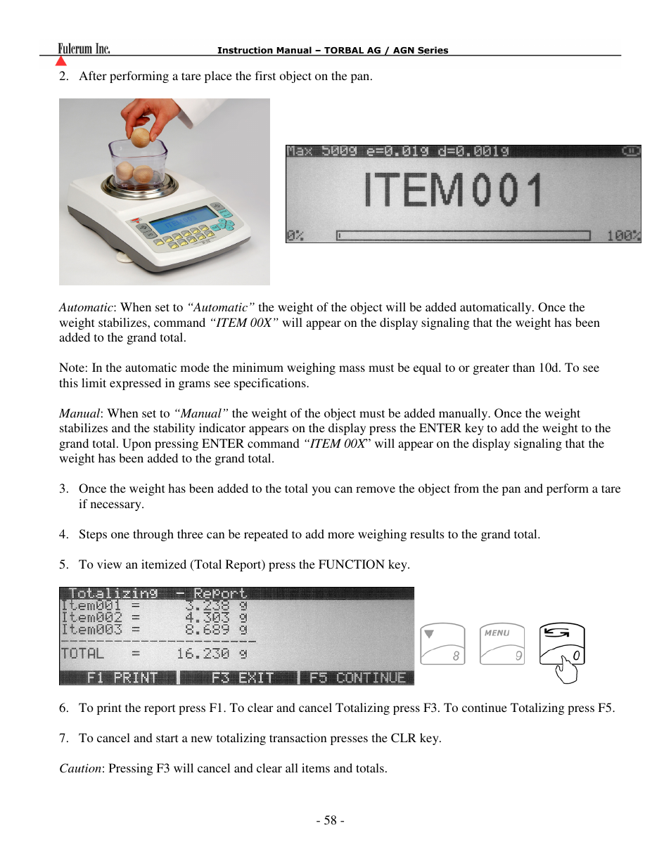 Torbal AGN100 User Manual | Page 59 / 73