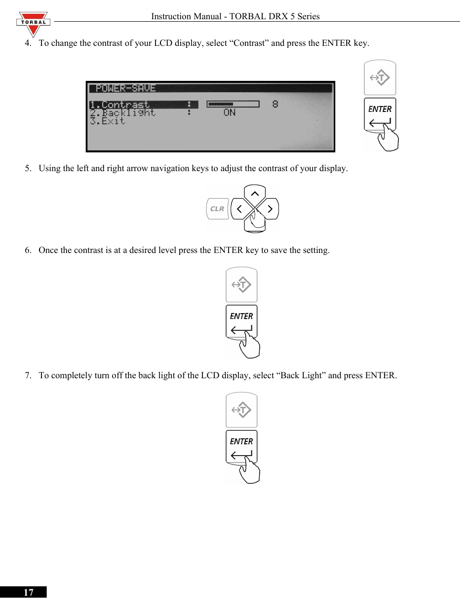 Torbal DRX300 Manual User Manual | Page 17 / 50