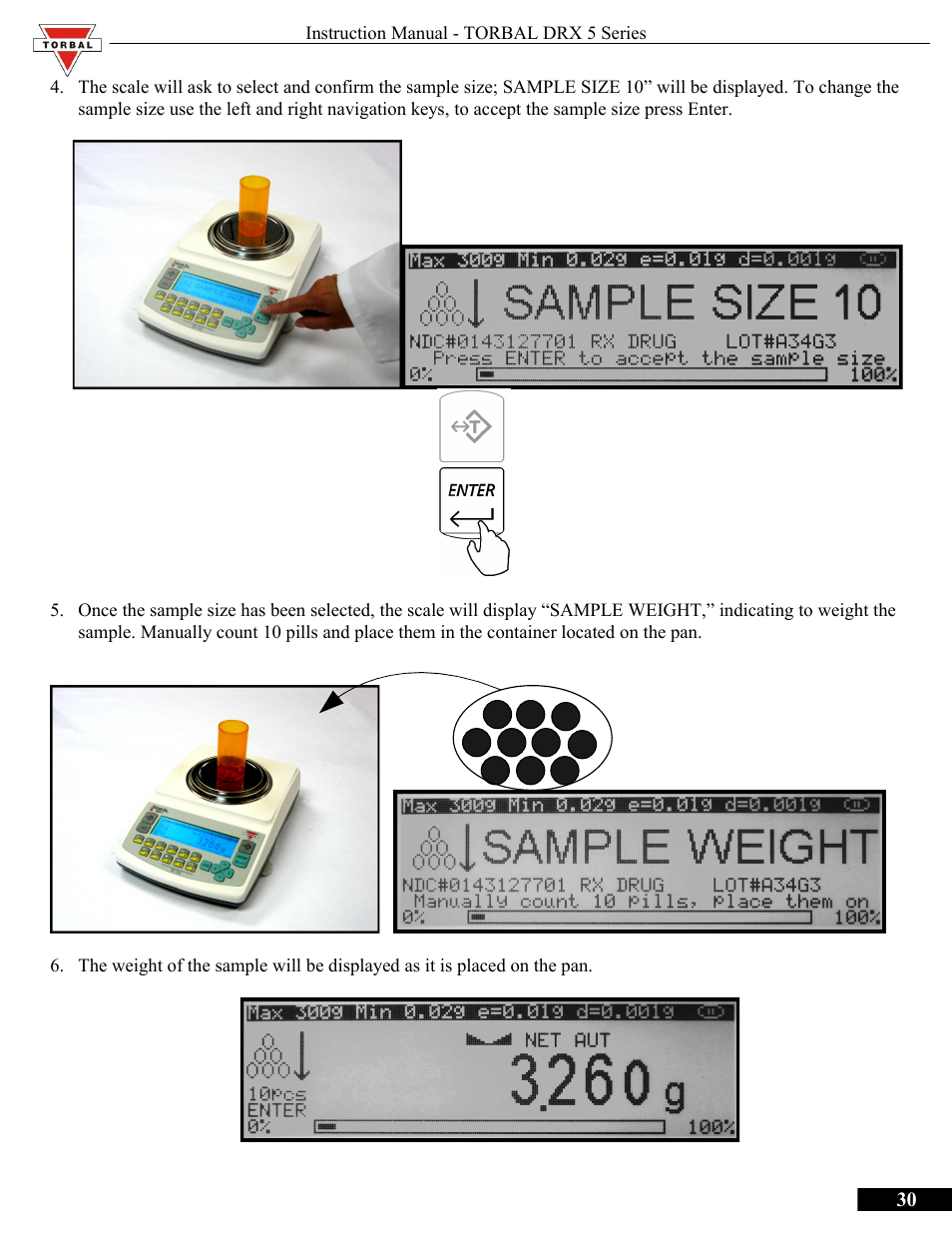 Torbal DRX300 Manual User Manual | Page 30 / 50