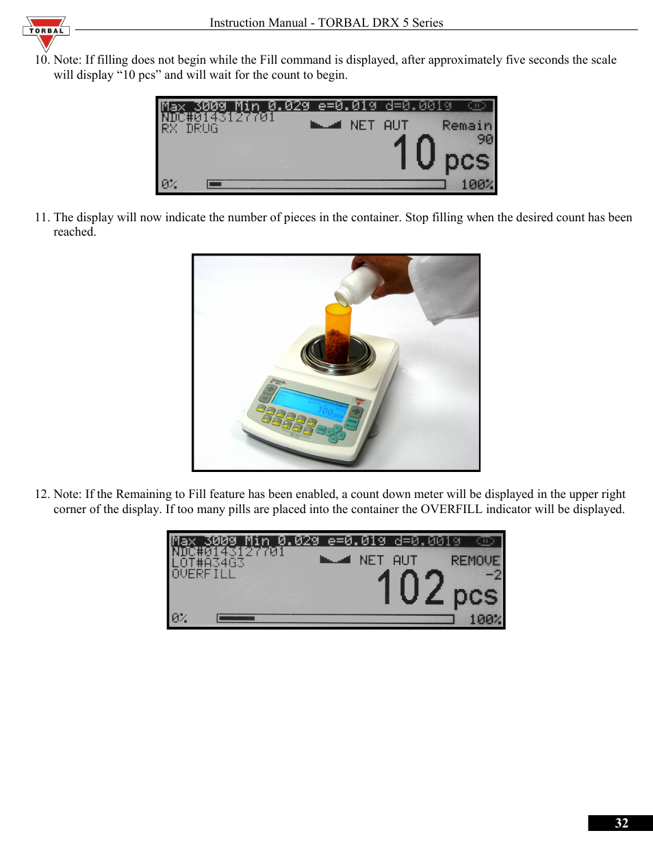 Torbal DRX300 Manual User Manual | Page 32 / 50