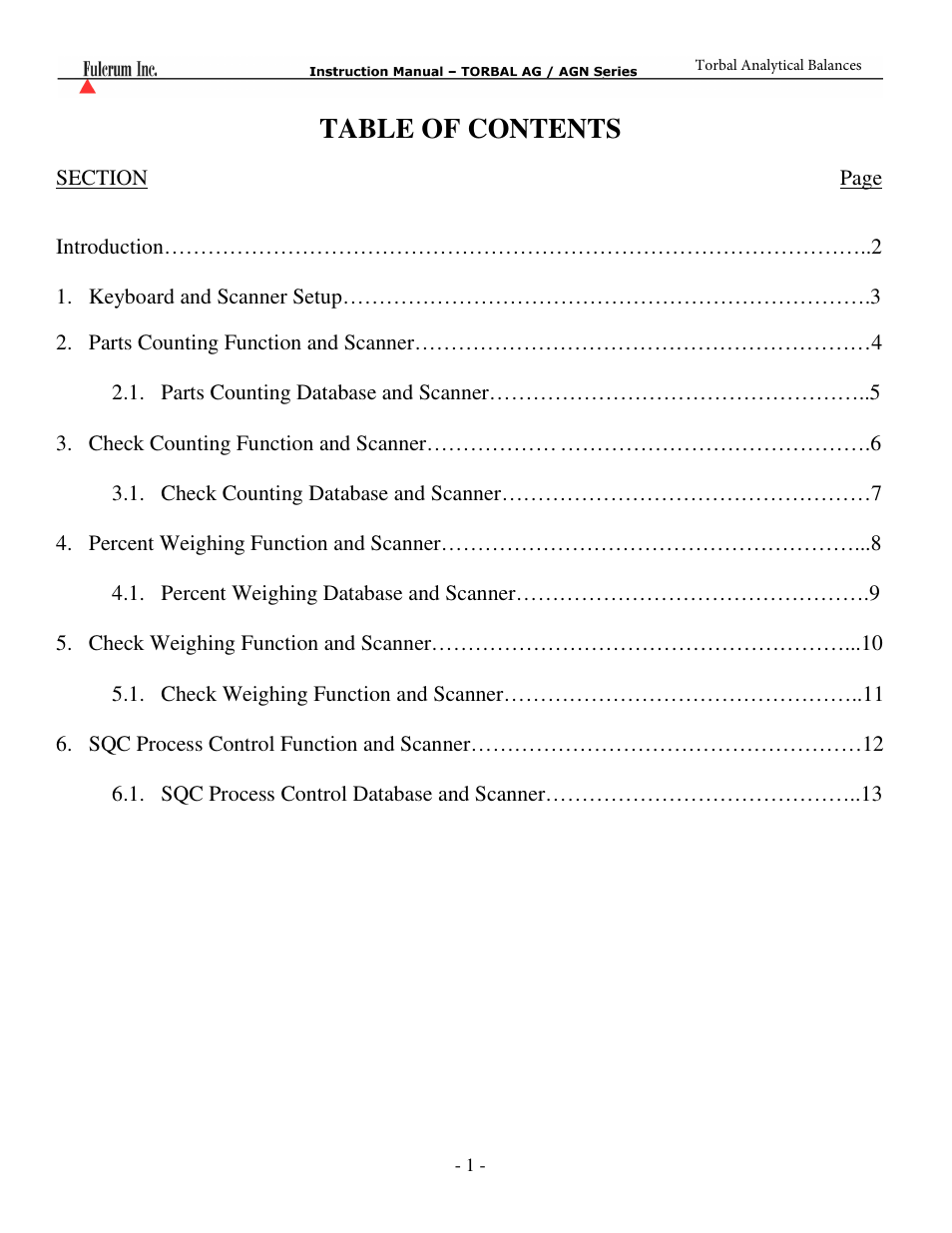 Torbal Connecting Barcode Scanner User Manual | 12 pages