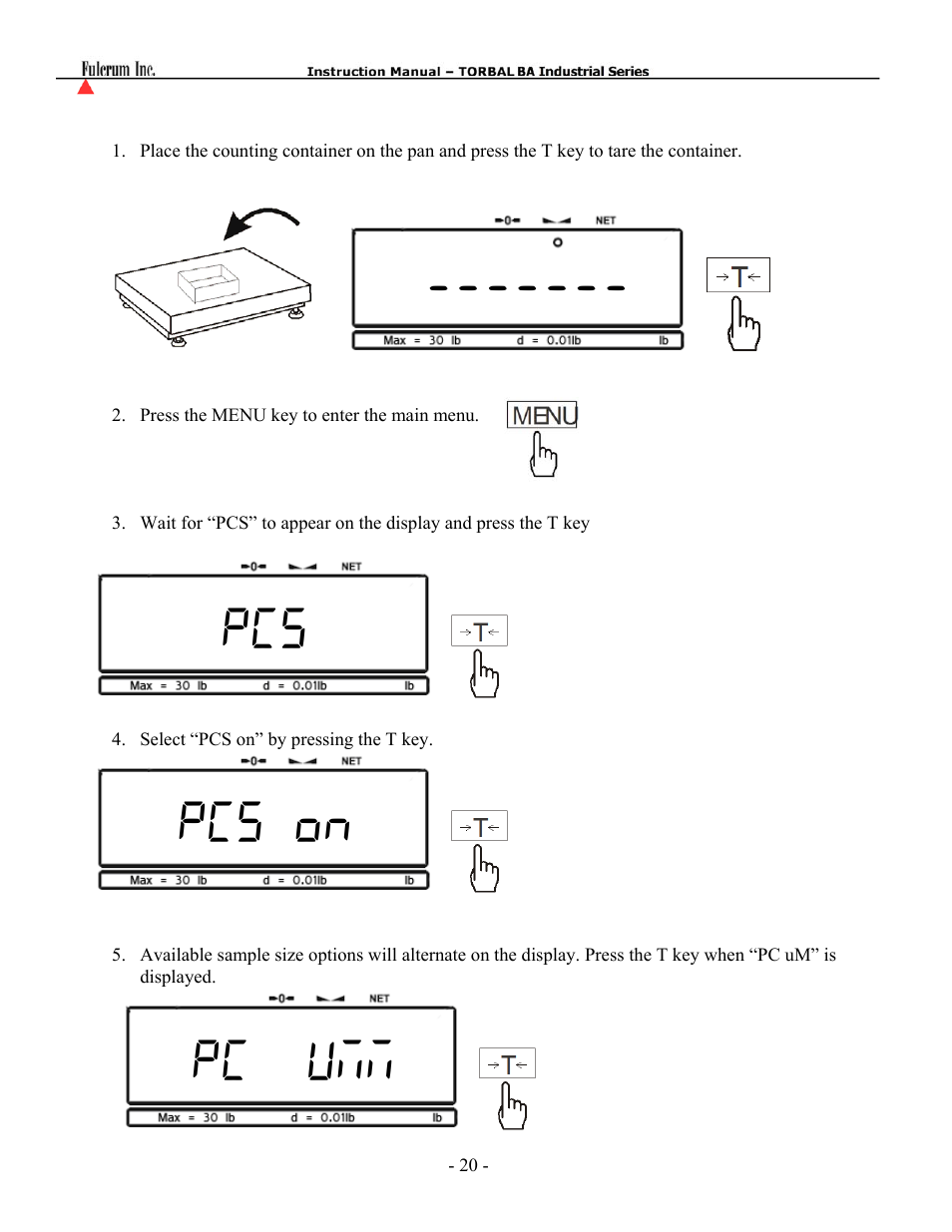 Pcs pcs on pc umm | Torbal BA Industrial Platform User Manual | Page 20 / 57