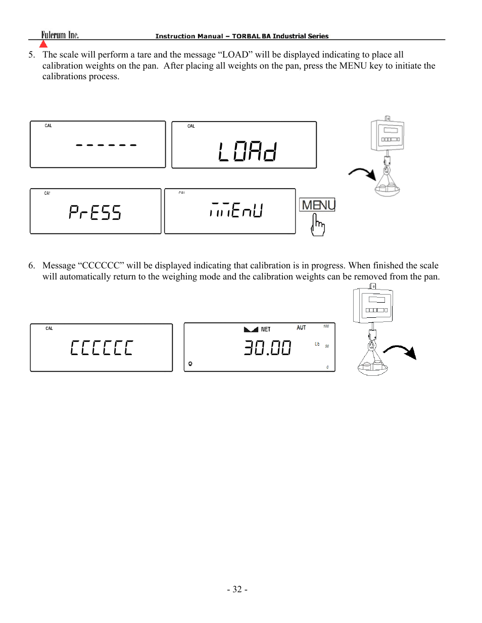 Load | Torbal BAS Series User Manual | Page 33 / 59