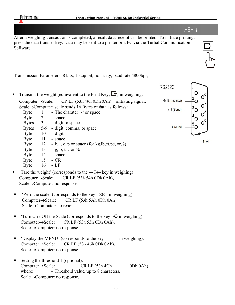 Torbal BAS Series User Manual | Page 34 / 59