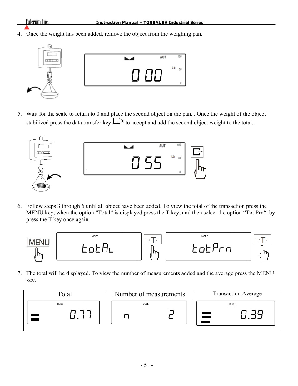 Torbal BAS Series User Manual | Page 52 / 59