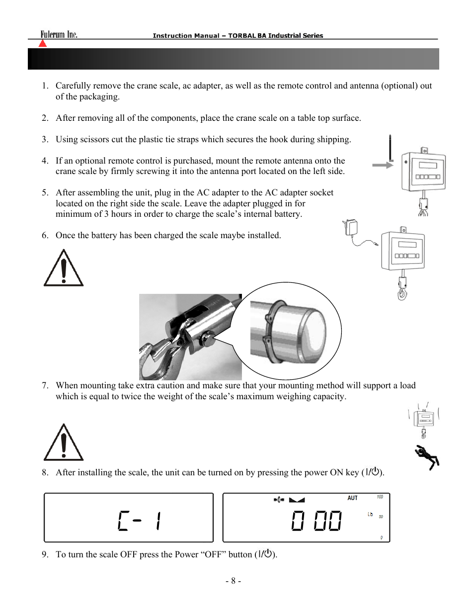 C-1 0.00 | Torbal BAS Series User Manual | Page 9 / 59