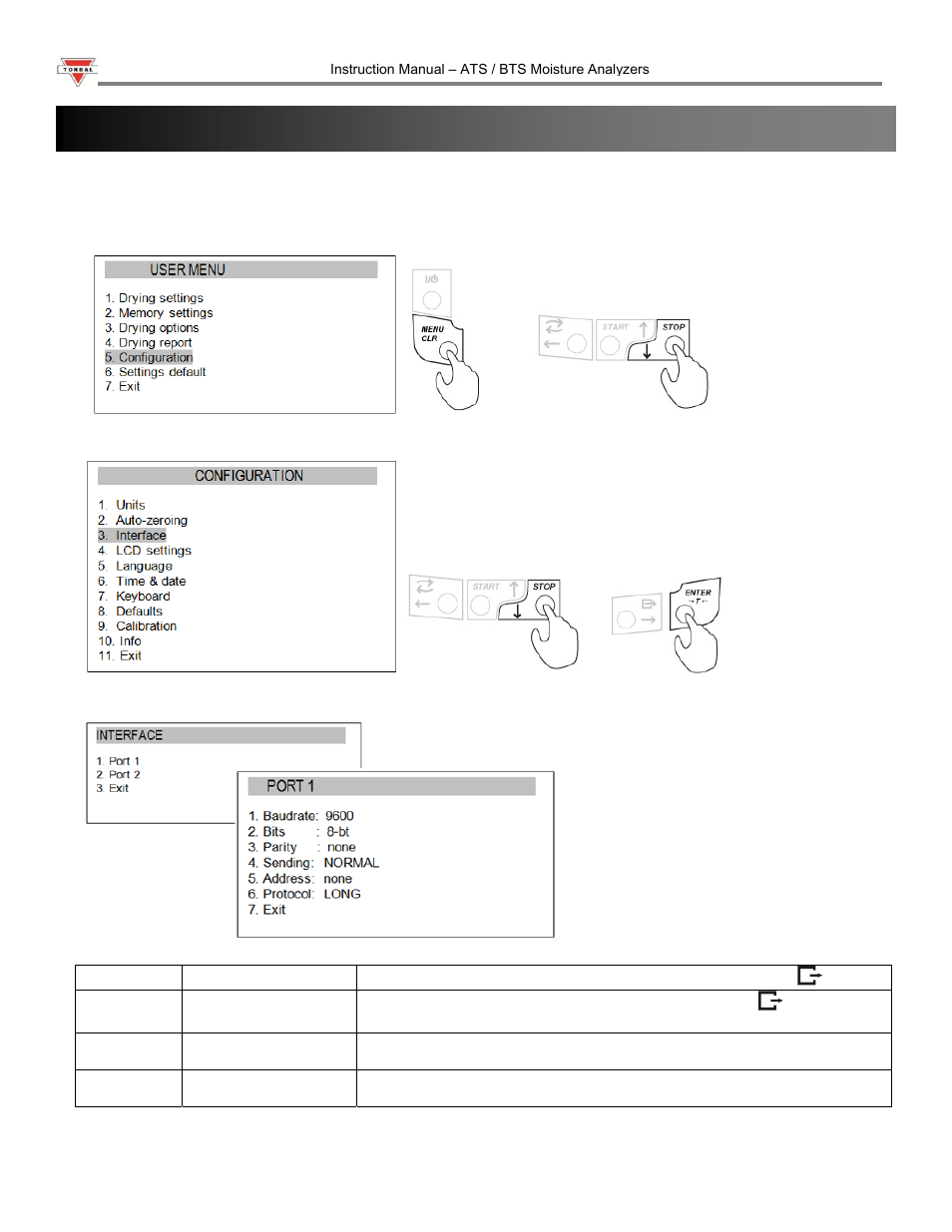 Torbal ATS120 User Manual | Page 26 / 39