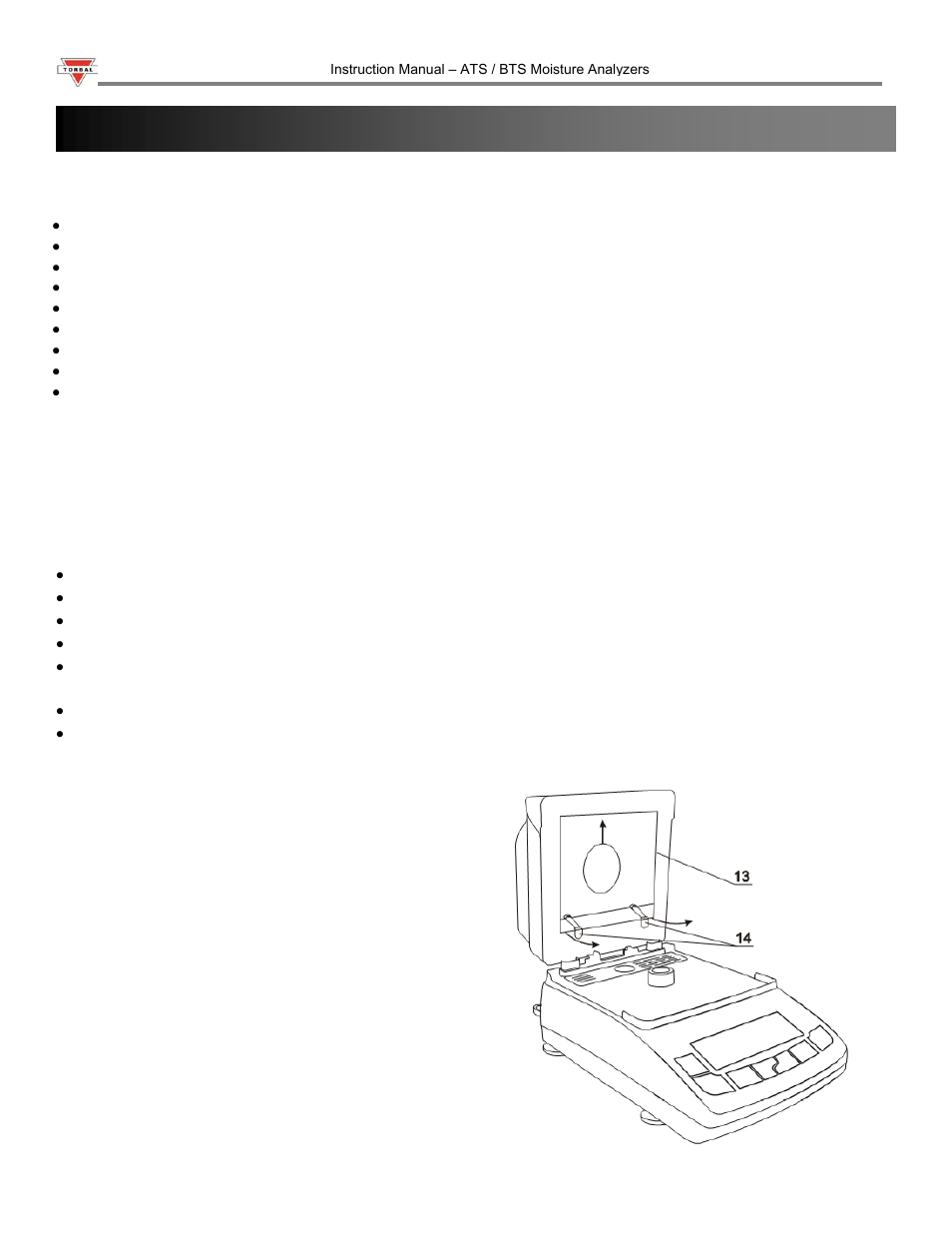 Torbal ATS120 User Manual | Page 30 / 39