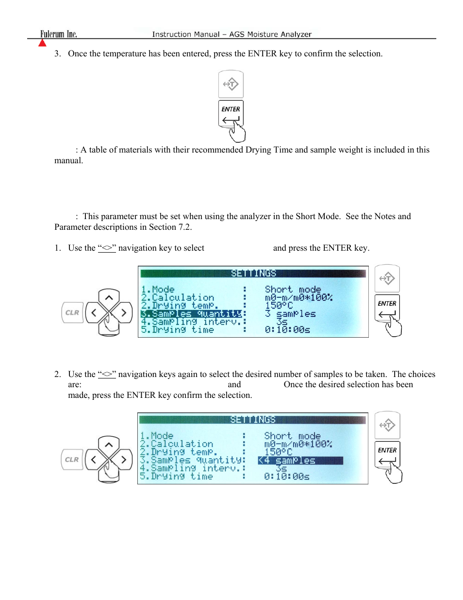 Torbal AGS Moisture Analyzer Instruction Manual User Manual | Page 15 / 48