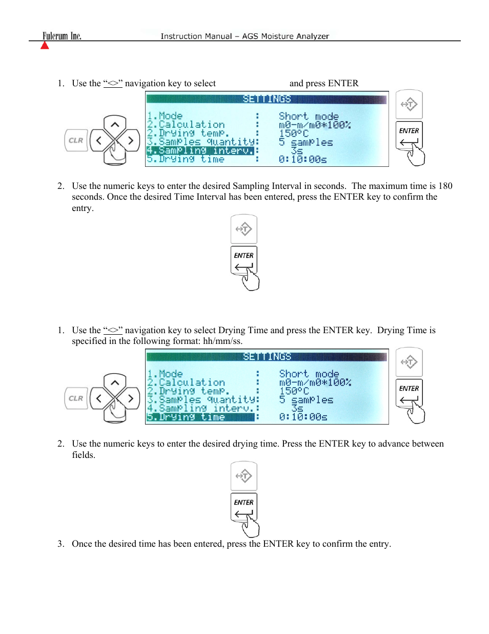 Torbal AGS Moisture Analyzer Instruction Manual User Manual | Page 16 / 48