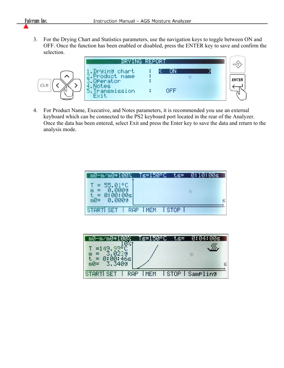 Torbal AGS Moisture Analyzer Instruction Manual User Manual | Page 19 / 48