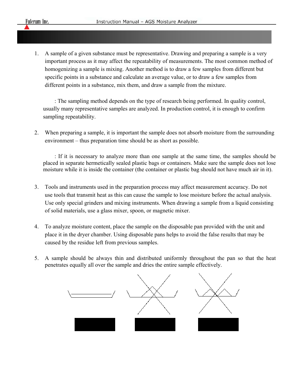 Torbal AGS Moisture Analyzer Instruction Manual User Manual | Page 20 / 48