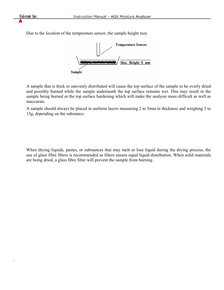 Torbal AGS Moisture Analyzer Instruction Manual User Manual | Page 21 / 48