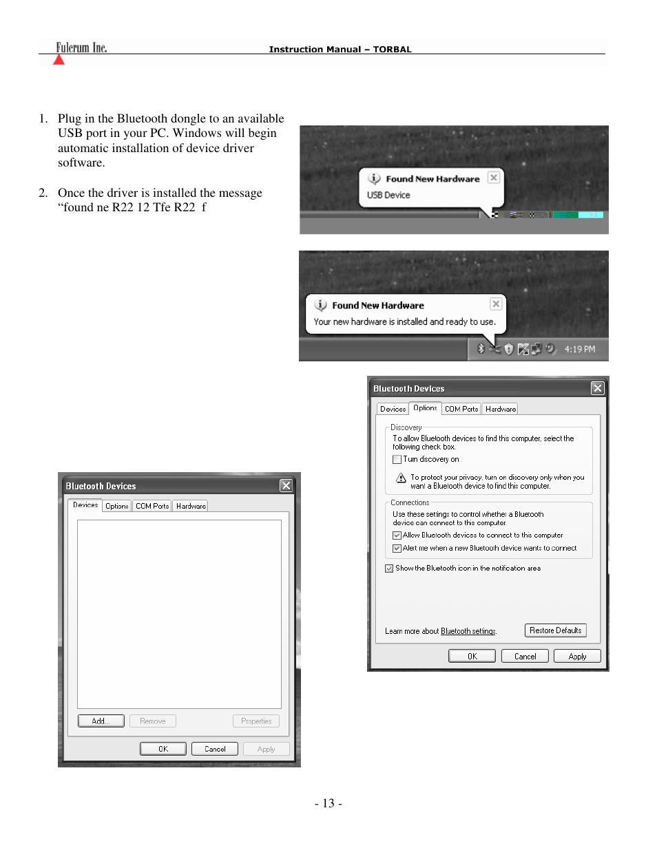 Torbal WM User Manual | Page 14 / 17