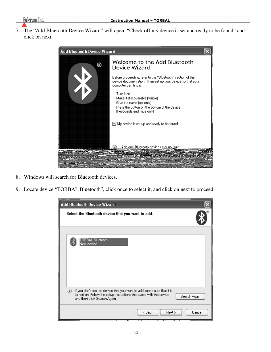 Torbal WM User Manual | Page 15 / 17