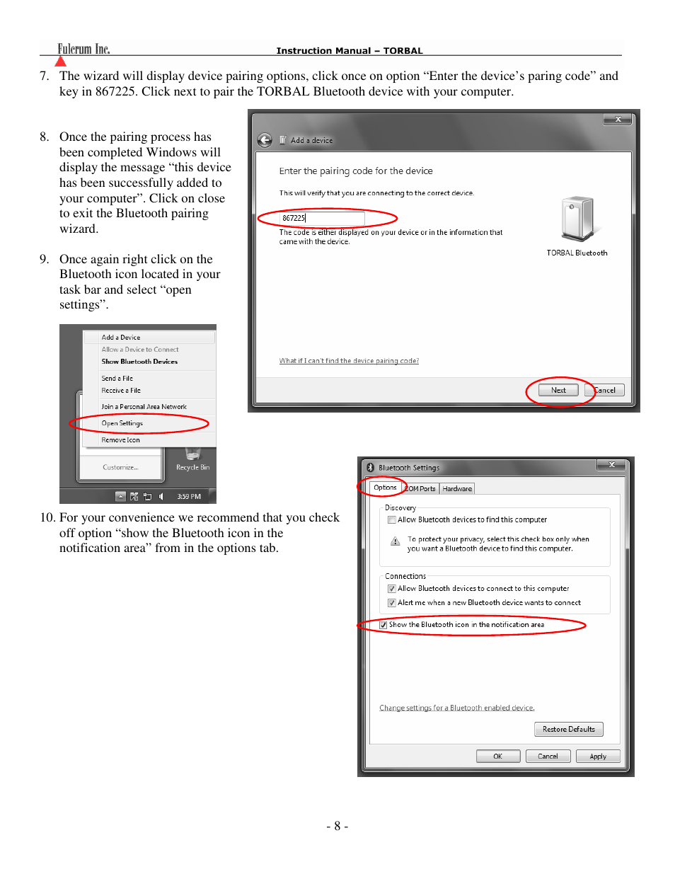 Torbal WM User Manual | Page 9 / 17
