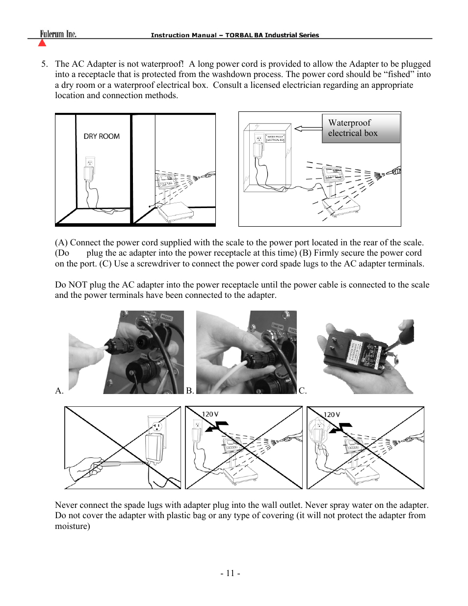 Torbal IP68 Rated User Manual | Page 11 / 60