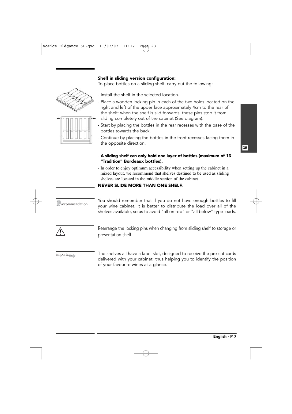 Transtherm Elegance Studio Fitted Cabinet User Manual | Page 23 / 100
