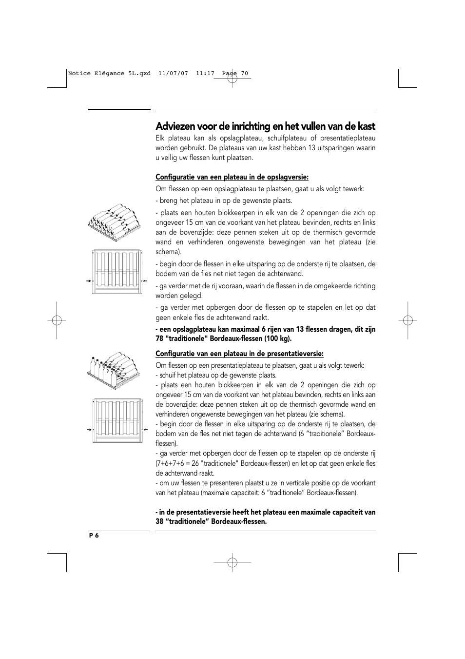Transtherm Elegance Studio Fitted Cabinet User Manual | Page 70 / 100