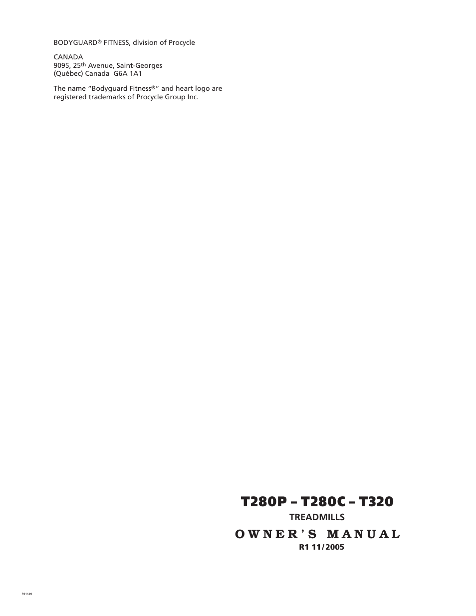 Bodyguard T280C User Manual | 36 pages