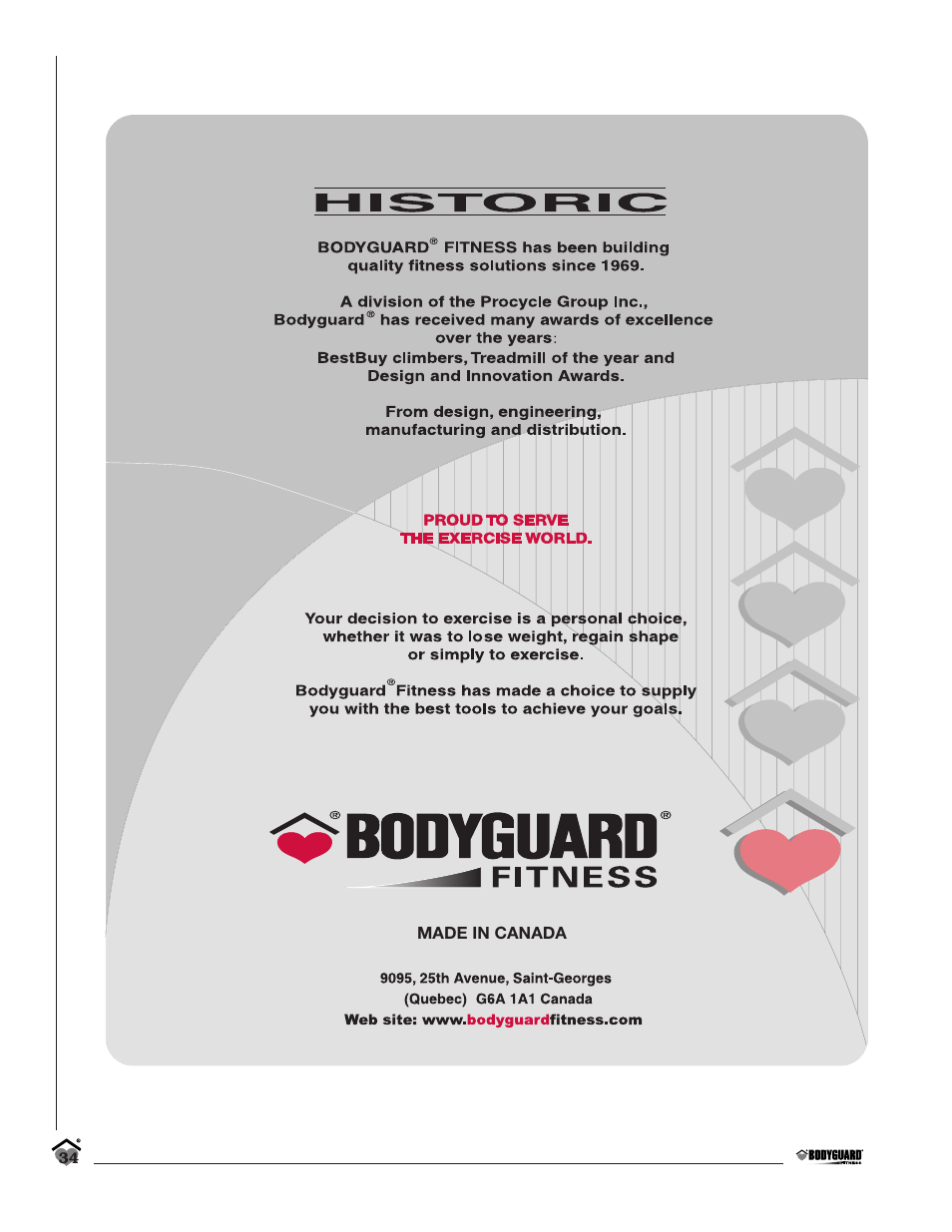 Bodyguard T280C User Manual | Page 34 / 36