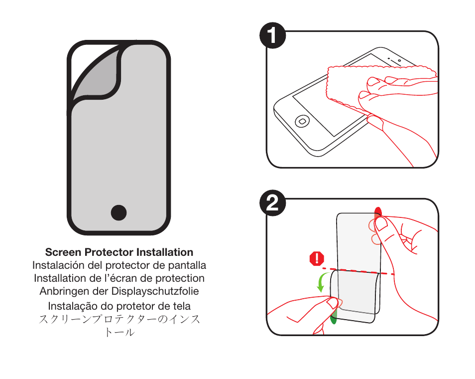 Trident Case HTC Flyer Aegis Case - Case Installation Instructions User Manual | Page 2 / 6