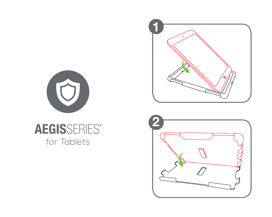 Trident Case HTC Flyer Aegis Case - Case Installation Instructions User Manual | Page 4 / 6