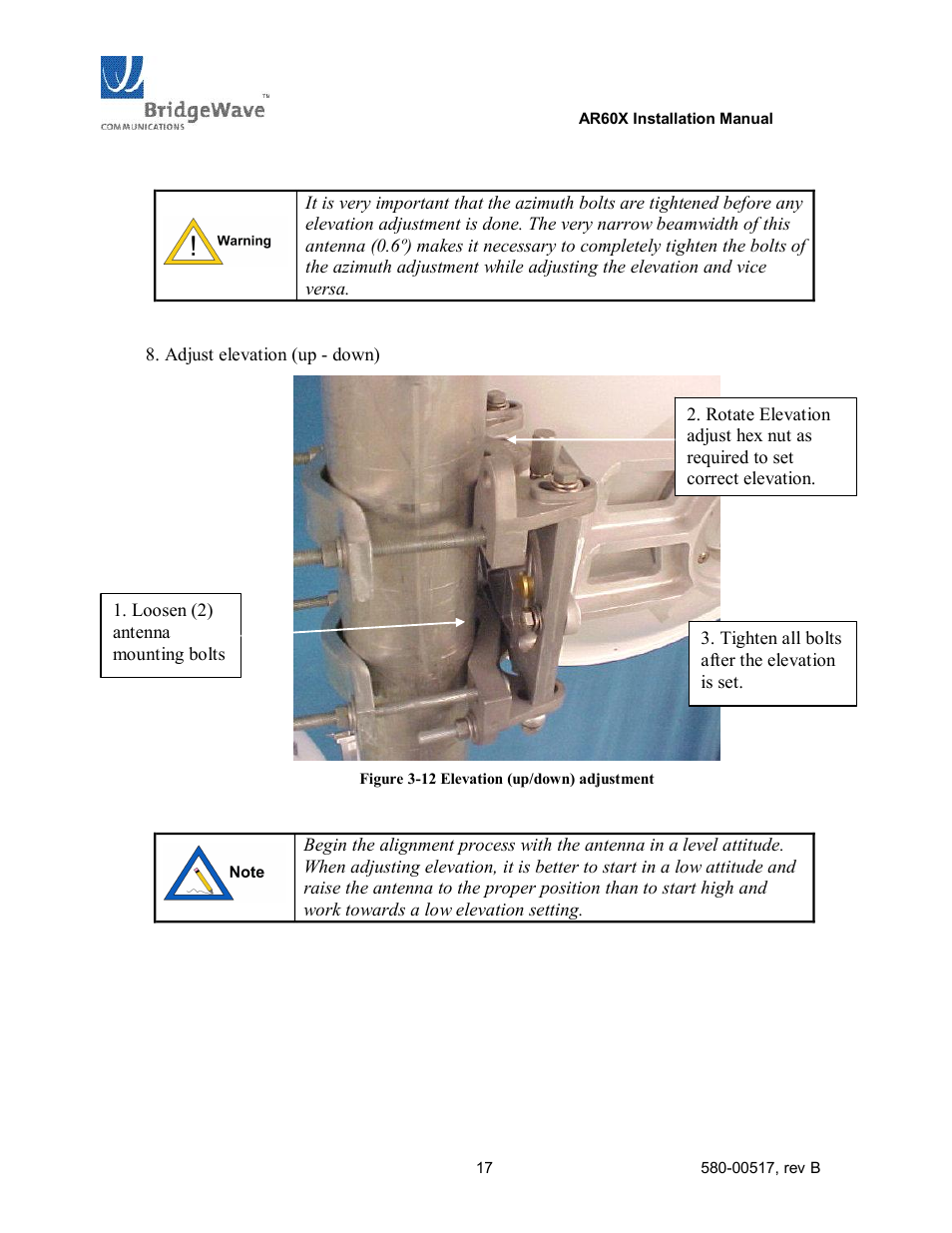 BridgeWave AR60X User Manual | Page 23 / 40