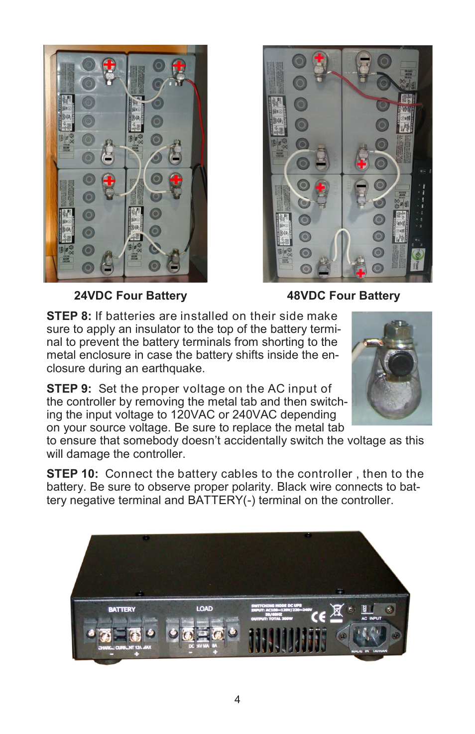 Tycon Power UPS-ST12-50 User Manual | Page 4 / 8