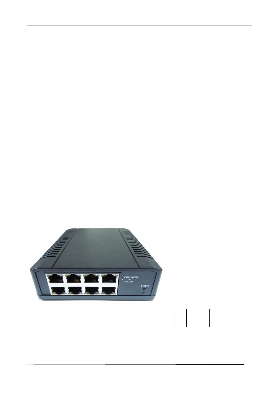 General information, Hardware description *led indicator | Tycon Power TP-SW8(-NC) User Manual | Page 3 / 11