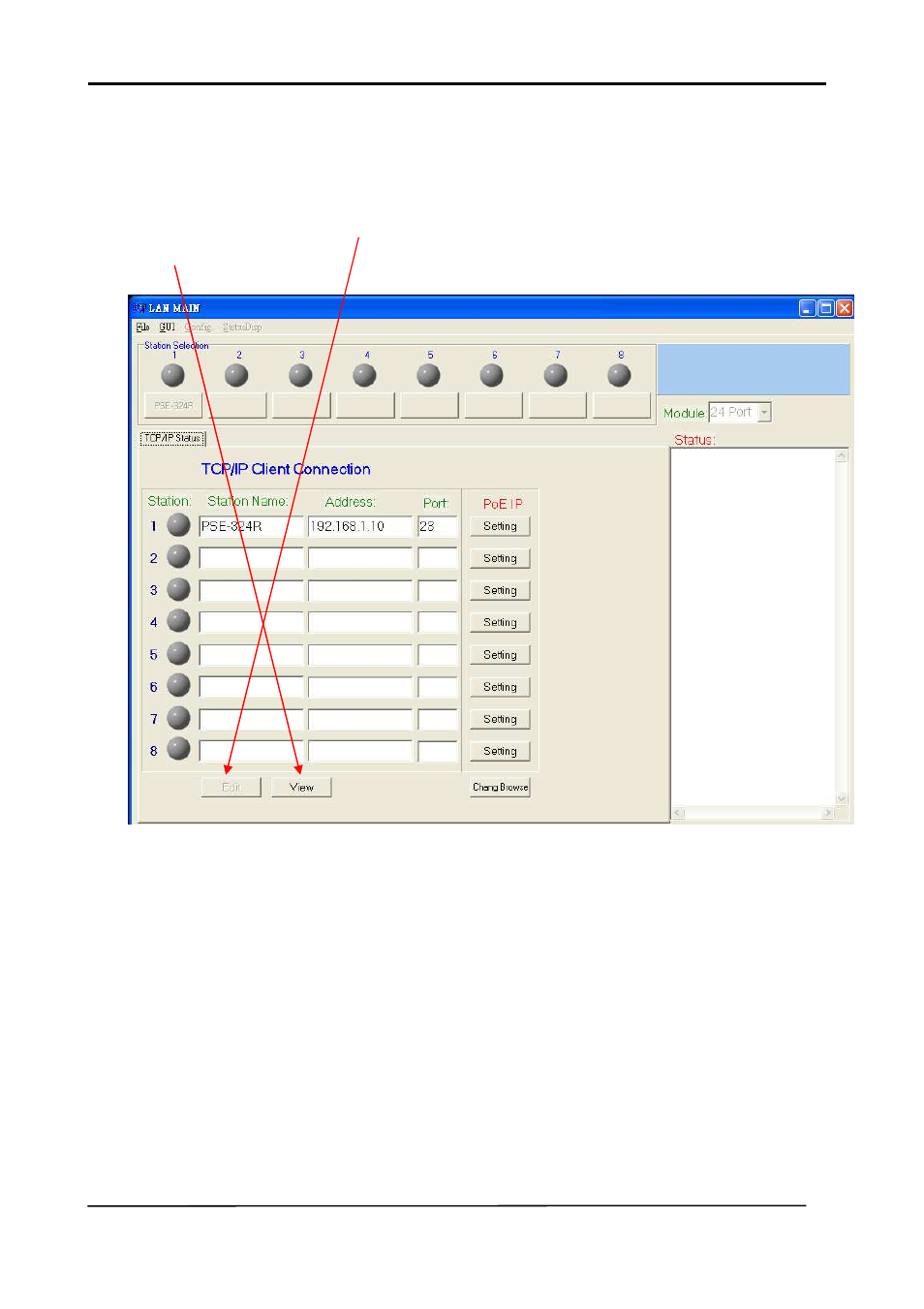 Edit station tcp/ip, Tycon power systems | Tycon Power TP-MS608/616 User Manual | Page 18 / 31