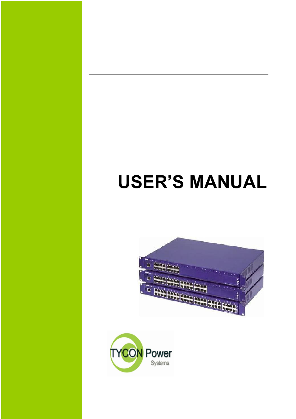 Tycon Power TP-MS324 User Manual | 31 pages