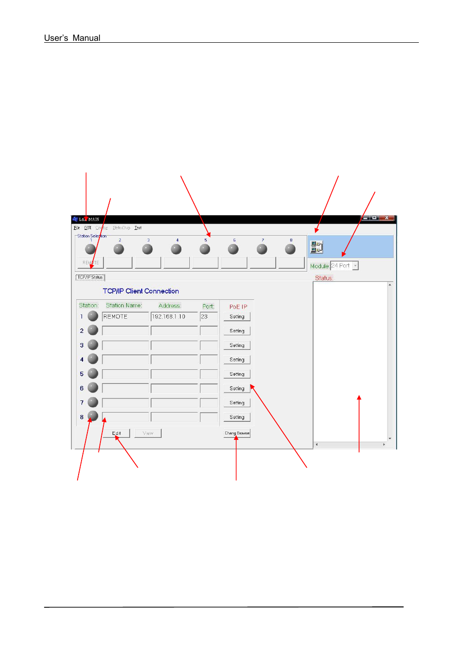Gui management, Display and illustration | Tycon Power TP-MS324 User Manual | Page 15 / 31