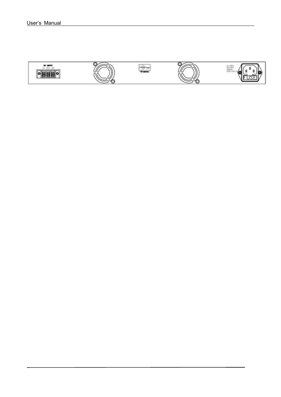 Rear panel, Power on, Network application | Tycon Power TP-MS324 User Manual | Page 6 / 31