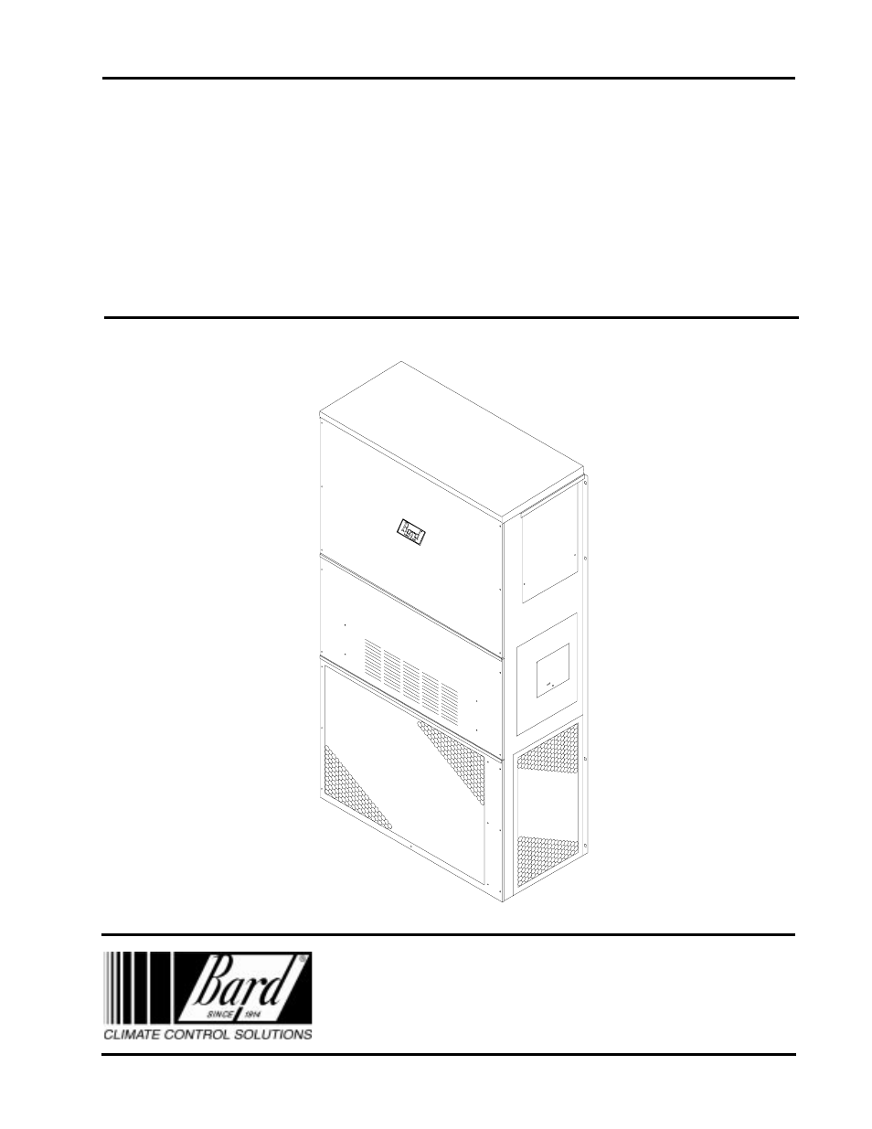 Bard WA721 User Manual | 26 pages