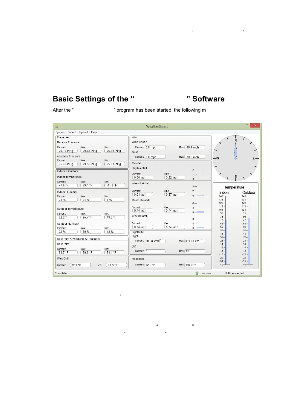 0 basic settings of the “weathersmart” software | Tycon Power TP2700WC User Manual | Page 24 / 31