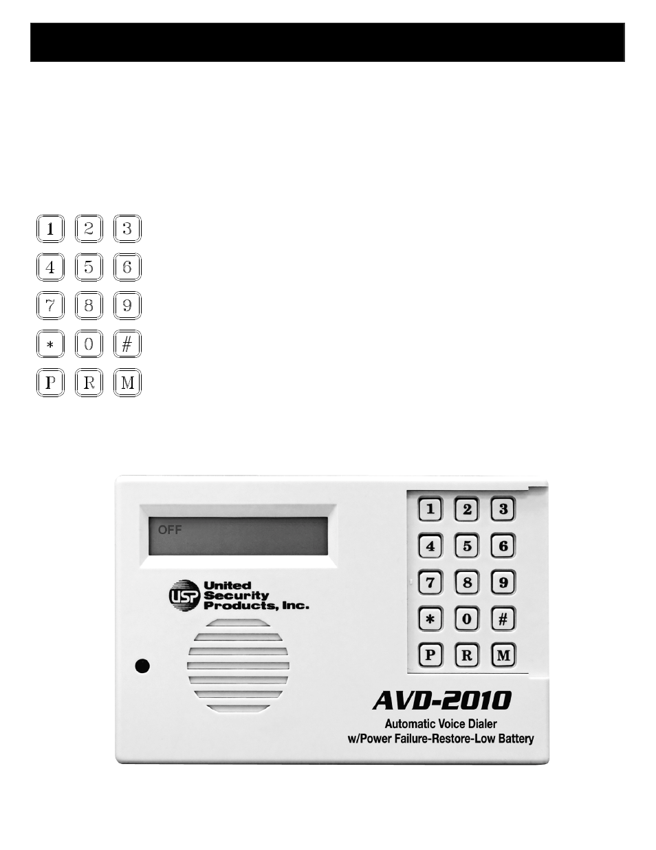 United Security AVD-2010 User Manual | Page 7 / 17