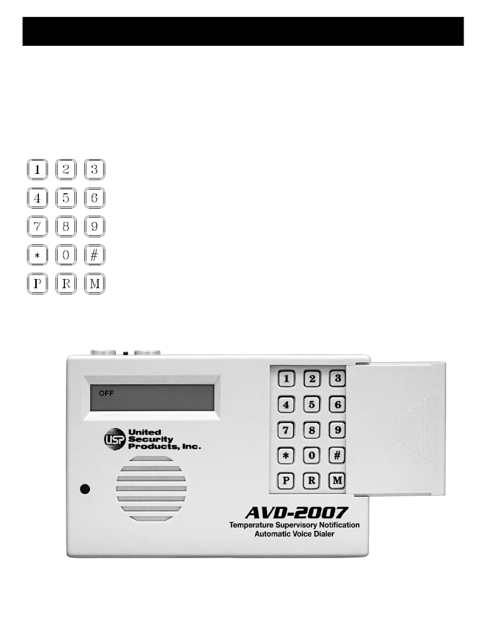 United Security AVD-2007 User Manual | Page 7 / 17
