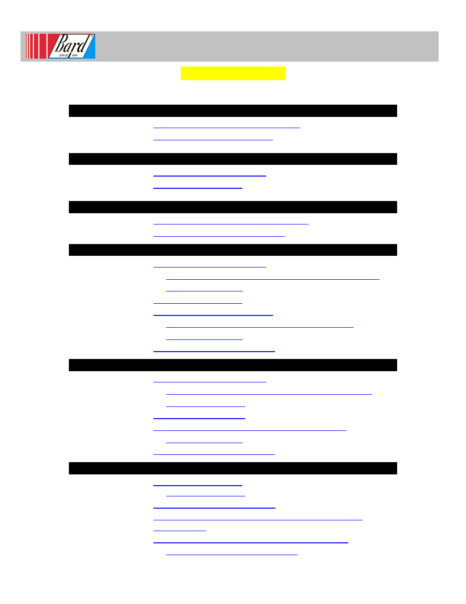 Bard Wall-Mount WE Series User Manual | 2 pages