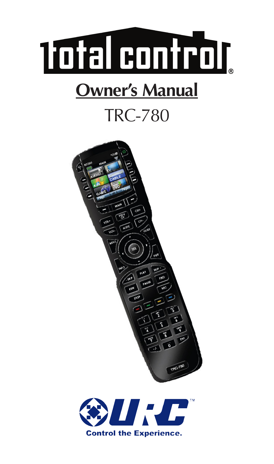 Universal Remote Control (URS) TRC-780 User Manual | 18 pages