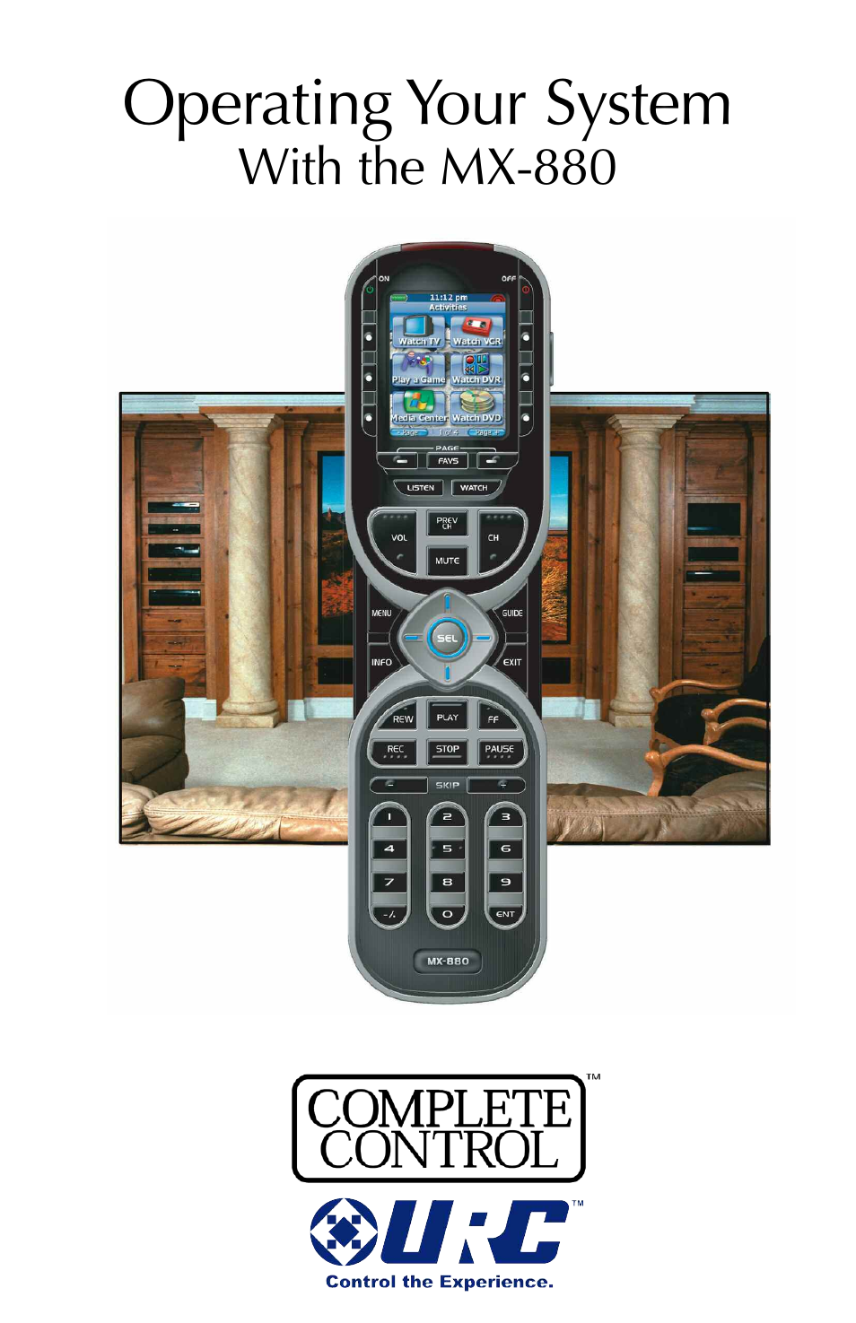 Universal Remote Control (URS) MX-880 User Manual | 22 pages