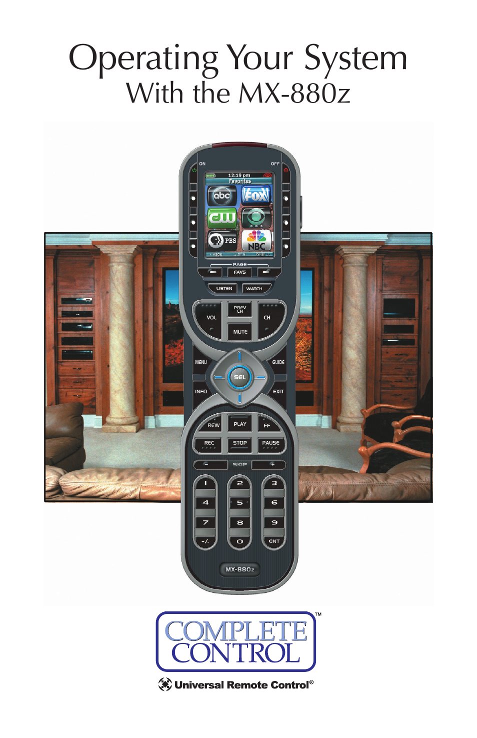 Universal Remote Control (URS) MX-880Z User Manual | 24 pages